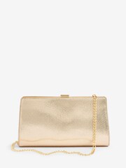 Gold - Strukturierte Clutch - Bild 1 von 5