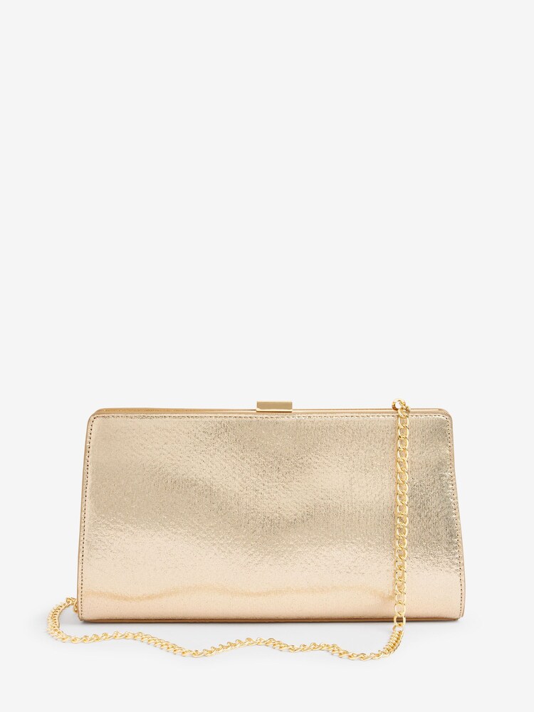 Gold - Strukturierte Clutch - Bild 1 von 5