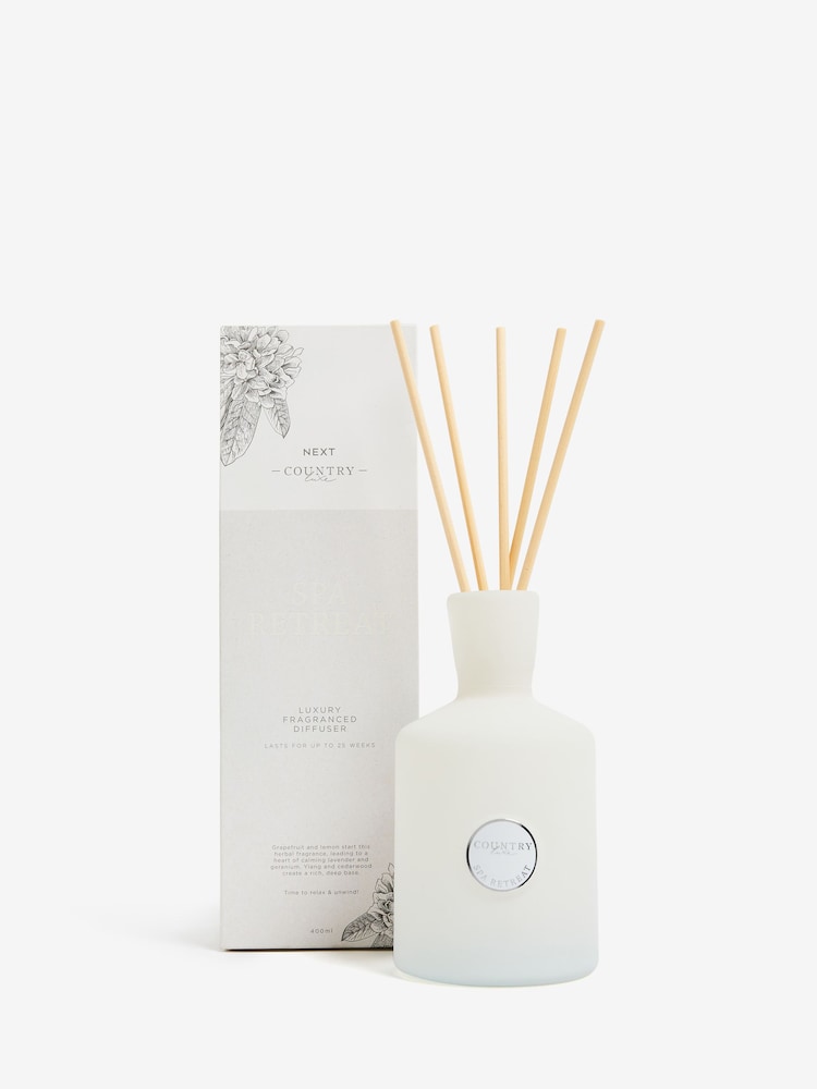 Country Luxe Spa Retreat Lavender and Geranium 400ml Fragranced Reed Diffuser - Image 3 of 3