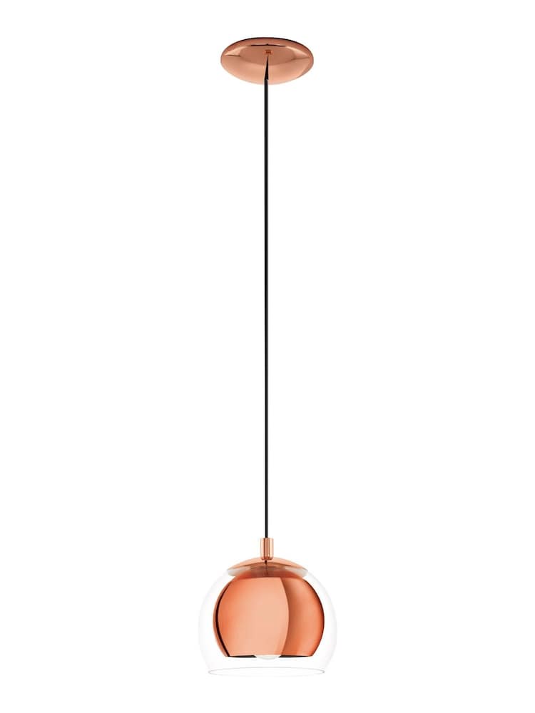 Eglo Copper Rocamar 1 Light Pendant Ceiling Light - Image 2 of 3