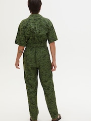 Oliver Bonas Green Sketched Jumpsuit - Image 2 of 9