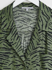 Oliver Bonas Green Sketched Jumpsuit - Image 6 of 9