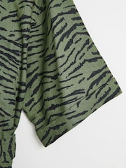 Oliver Bonas Green Sketched Jumpsuit - Image 8 of 9