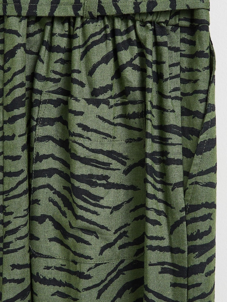 Oliver Bonas Green Sketched Jumpsuit - Image 9 of 9