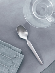 Robert Welch Set of 8 English Teaspoons Bergen Design - Image 2 of 4