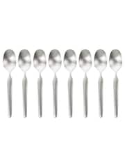 Robert Welch Set of 8 English Teaspoons Bergen Design - Image 3 of 4