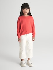 Reiss Coral Audrey Junior Crew Neck Knitted Jumper - Image 1 of 7