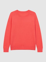 Reiss Coral Audrey Junior Crew Neck Knitted Jumper - Image 2 of 7