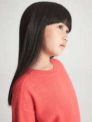 Reiss Coral Audrey Junior Crew Neck Knitted Jumper - Image 4 of 7