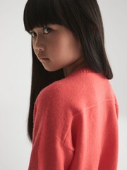 Reiss Coral Audrey Junior Crew Neck Knitted Jumper - Image 6 of 7