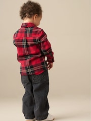 Angel & Rocket Red Abel Brushed Check Shirt With Bow Tie - Image 2 of 6