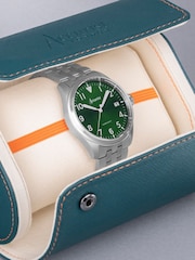 Accurist Mens Silver Tone Aviation Stainless Steel Bracelet Analogue Watch - Image 6 of 7