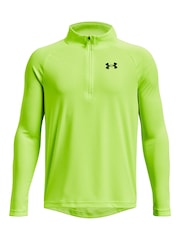 Grün - Under Armour Youth Tech 2.0 Sweatshirt mit 1/2 Reißverschluss - Bild 1 von 2