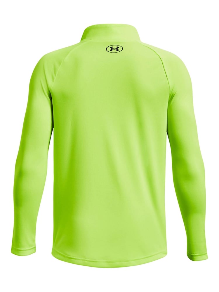 Grün - Under Armour Youth Tech 2.0 Sweatshirt mit 1/2 Reißverschluss - Bild 2 von 2