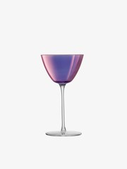 LSA International Set of 4 Purple Aurora Polar Violet Martini Glasses - Image 3 of 3