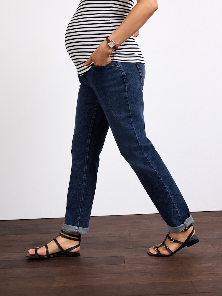 Dark Blue Maternity Skinny Jeans - Image 2 of 8
