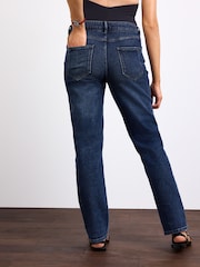 Dark Blue Maternity Skinny Jeans - Image 3 of 8
