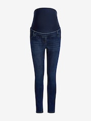 Dark Blue Maternity Skinny Jeans - Image 7 of 8