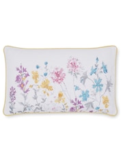 Laura Ashley Multi Square Wild Meadow 100% Cotton Cushion - Image 2 of 2
