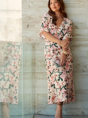 Myleene Klass Floral Print Wrap Dress - Image 2 of 6