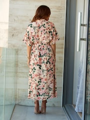 Myleene Klass Floral Print Wrap Dress - Image 3 of 6