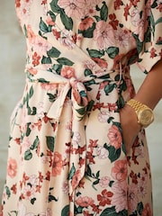 Myleene Klass Floral Print Wrap Dress - Image 5 of 6