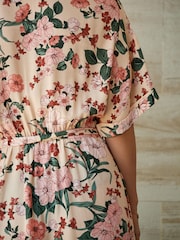 Myleene Klass Floral Print Wrap Dress - Image 6 of 6