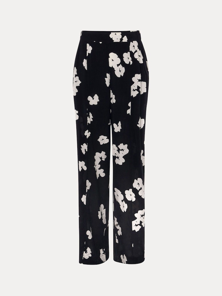 Phase Eight Rae Floral Wide Leg Black Trousers - Image 6 of 6 Phase Eight Rae Floral Wide Leg Black Trousers - Image 6 of 6
