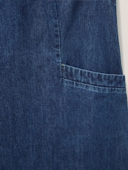 White Stuff Blue Lothbury Organic Denim Pinny Dress - Image 6 of 6
