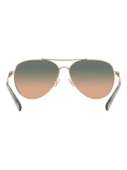 Coach Gold CD474 Pilot Sunglasses - Image 3 of 12
