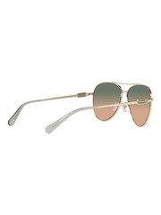 Coach Gold CD474 Pilot Sunglasses - Image 8 of 12