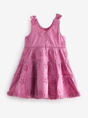 Baker by Ted Baker Pink Broderie Dress and Hat Set - Image 2 of 5