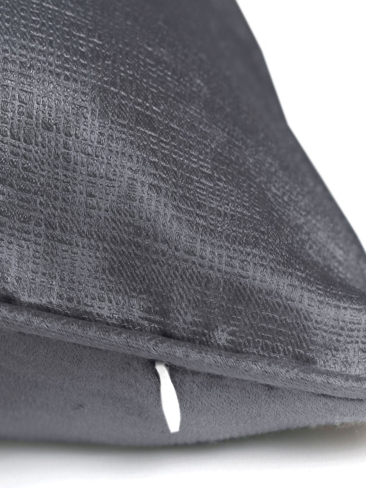 Fusion Grey Strata Woven Filled Cushion - Image 2 of 3 Fusion Grey Strata Woven Filled Cushion - Image 2 of 3