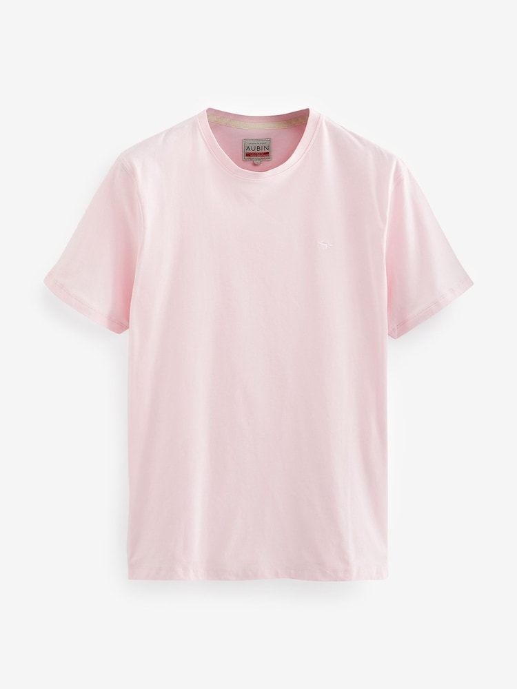 Aubin Cotton Crew Neck T-Shirt - Image 5 of 5 Aubin Cotton Crew Neck T-Shirt - Image 5 of 5