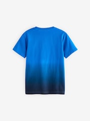 Blue/Black Ombre Short Sleeve Playstation T-Shirt (3-16yrs) - Image 2 of 2