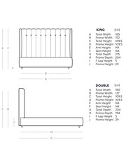 Swoon Easy Velvet Kingfisher Blue Kipling Divan Bed - Image 8 of 8