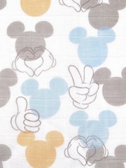 aden + anais White Anais™ Large Disney BaMinnie Mouse 100% Cotton Muslin Blankets 3 Pack - Image 5 of 6