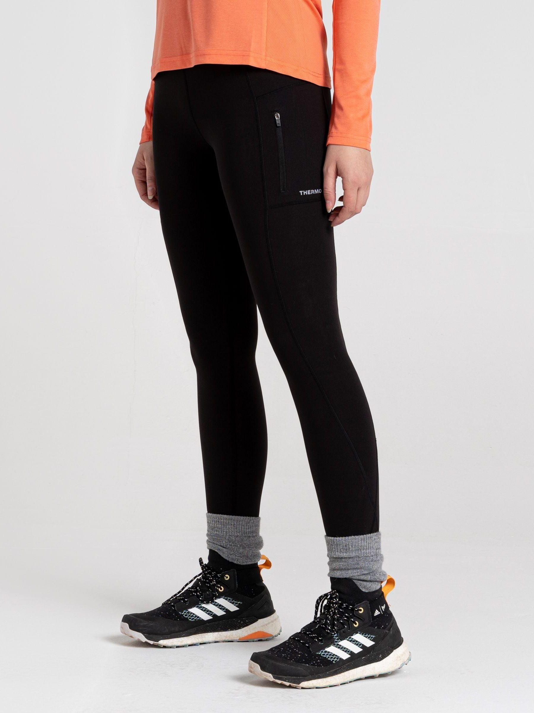 Next：日本 Craghoppers Kiwi Pro Thermo ブラック レギンス from Next