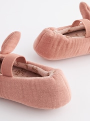 Pink Bunny Mary Jane Slippers - Image 3 of 5