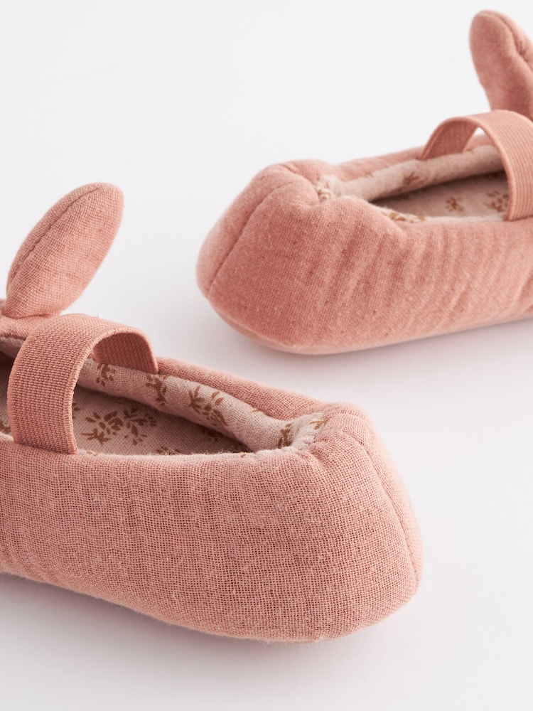 Pink Bunny Mary Jane Slippers - Image 3 of 5