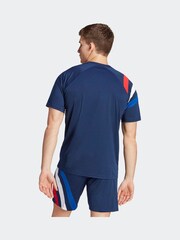 adidas Blue/Red Fortore 23 Jersey - Image 2 of 8