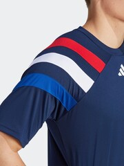 adidas Blue/Red Fortore 23 Jersey - Image 5 of 8