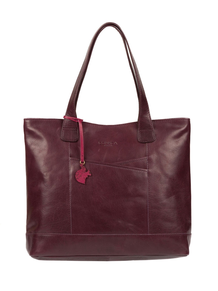Conkca Patience Leather Tote Bag - Image 1 of 5