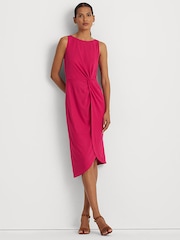 Lauren Ralph Lauren Jilfina Stretch Wrap Skirt Dress - Image 1 of 7