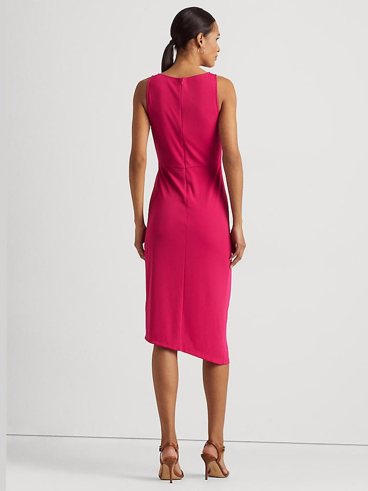 Lauren Ralph Lauren Jilfina Stretch Wrap Skirt Dress - Image 2 of 7