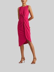 Lauren Ralph Lauren Jilfina Stretch Wrap Skirt Dress - Image 5 of 7