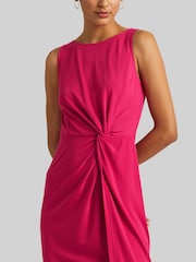 Lauren Ralph Lauren Jilfina Stretch Wrap Skirt Dress - Image 6 of 7