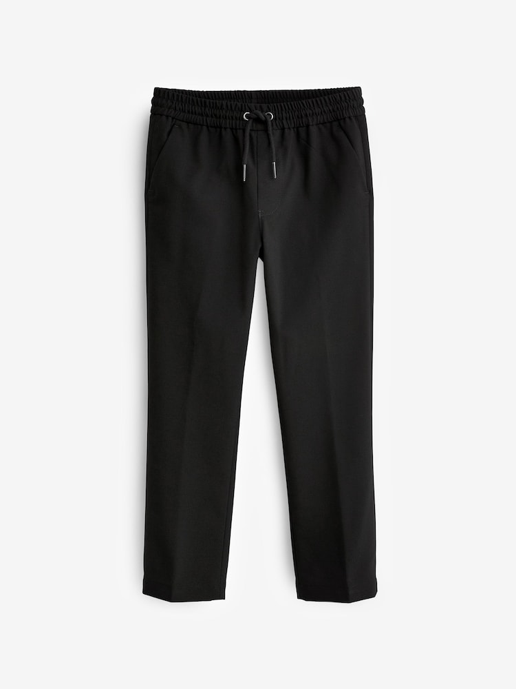 Black Pull-On Suit Trousers (3-16yrs) - Image 1 of 2