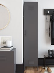 Dorel Home Grey Europe Bradford Single Metal Storage Cabinet - Image 1 of 4