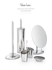 Robert Welch Silver Oblique Pedestal Mirror - Image 4 of 4